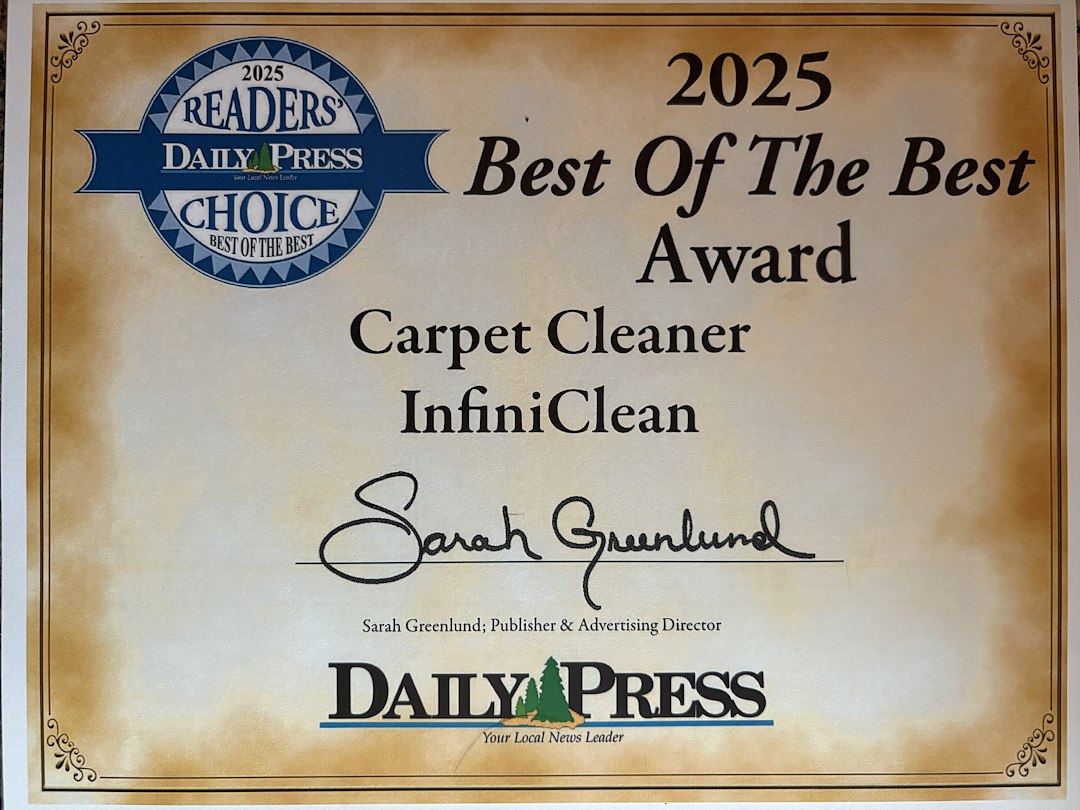 Voted Best Carpet Cleaning Service!