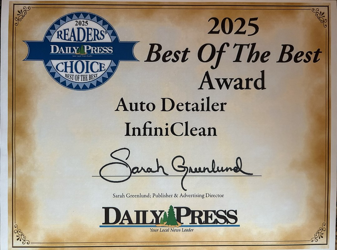 Voted Best For Auto Detailing!